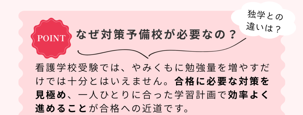 なぜ対策予備校が必要なの？